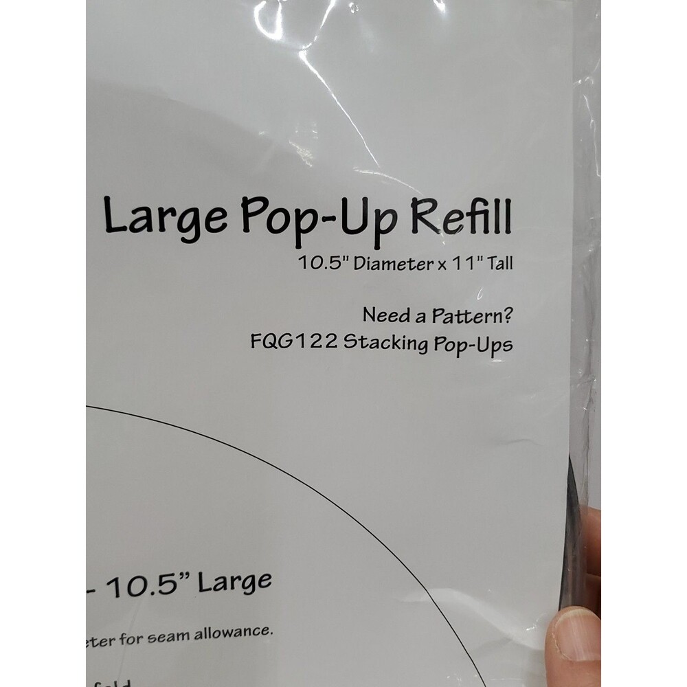 Fat Quarter‎ Gypsy - Large Pop-Up Refill/FQG124/10.5" Diameter/Template Included - Picture 10 of 14